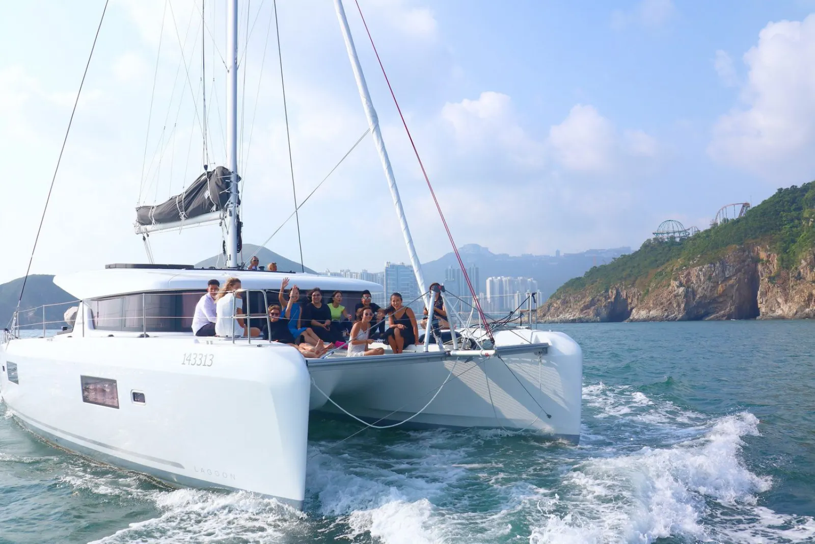 Enjoy a special Yacht Charter Experience Day in Hong Kong on the Lagoon 42, new in the Charter fleet