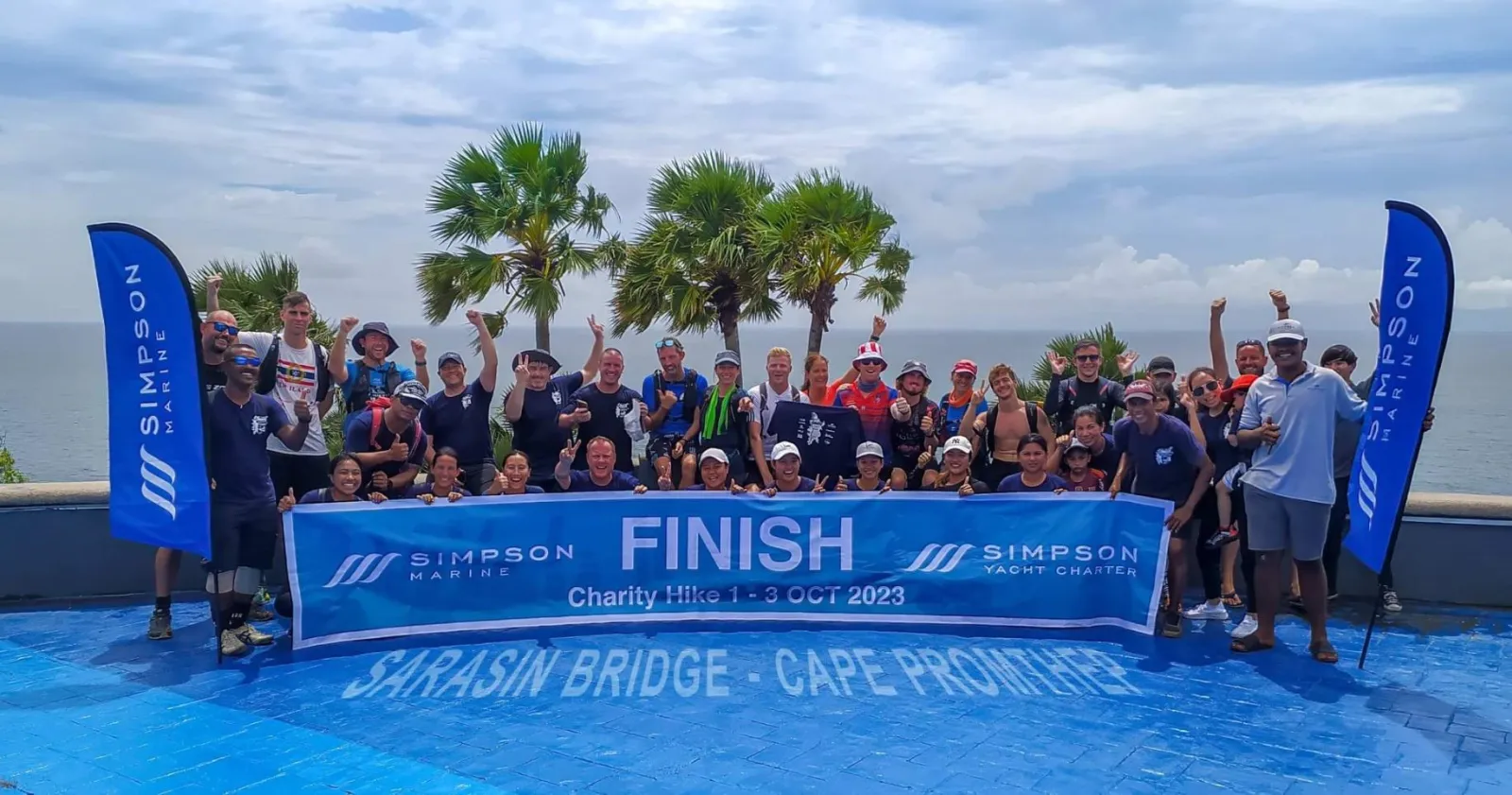 Hiking for a Cause: Simpson Yacht Charter Thailand Hikes Phuket from Top to Bottom