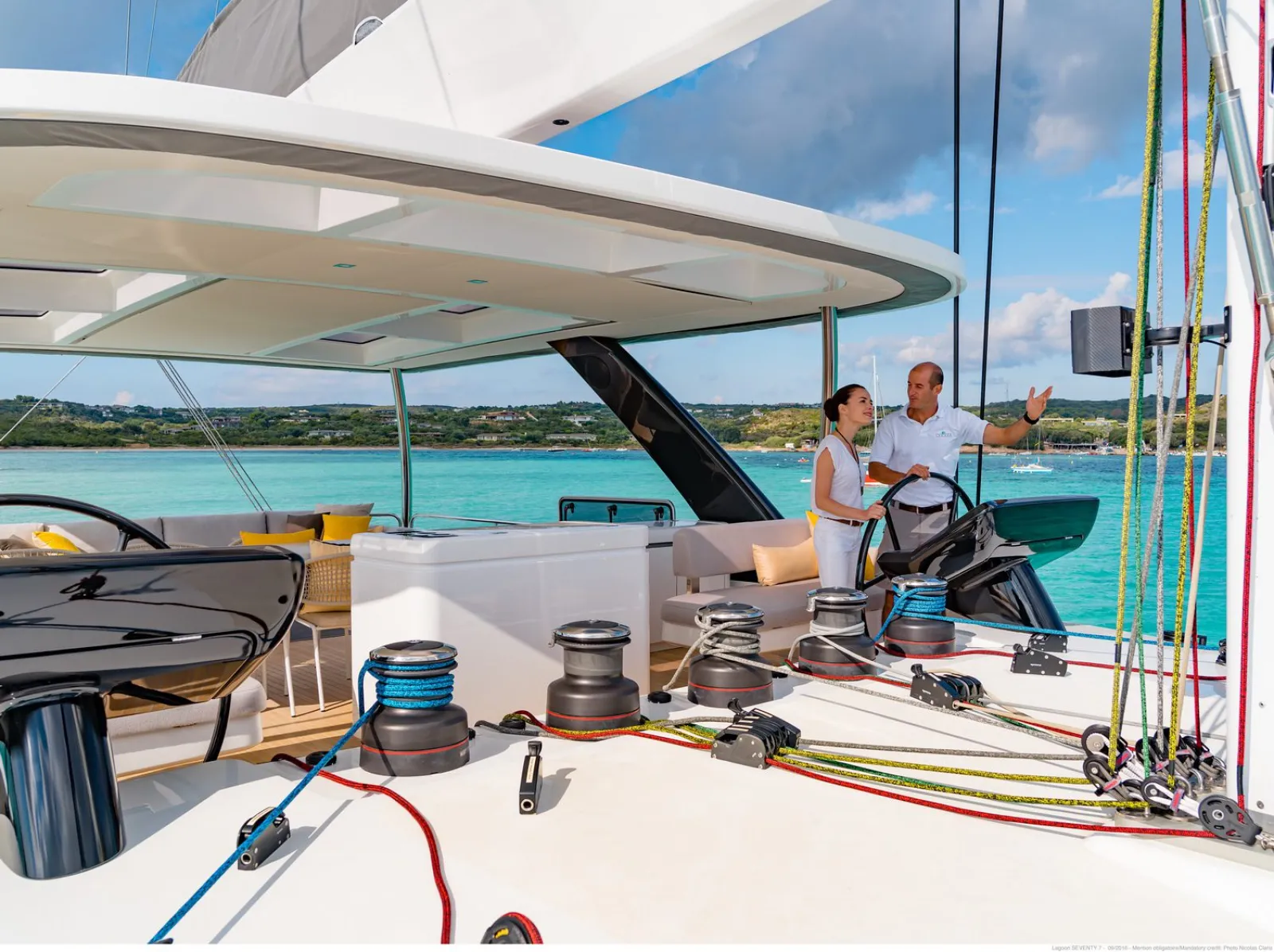 Lagoon Seventy 7 JOY available for charters in the Caribbean in Winter and Polynesia in Summer, only a few weeks left for your best ever holidays!