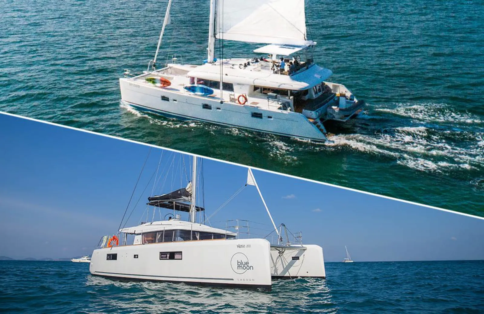 Luxury Catamarans BLUE MOON and JYOHANA offer final charter slots for the peak season this winter in Thailand