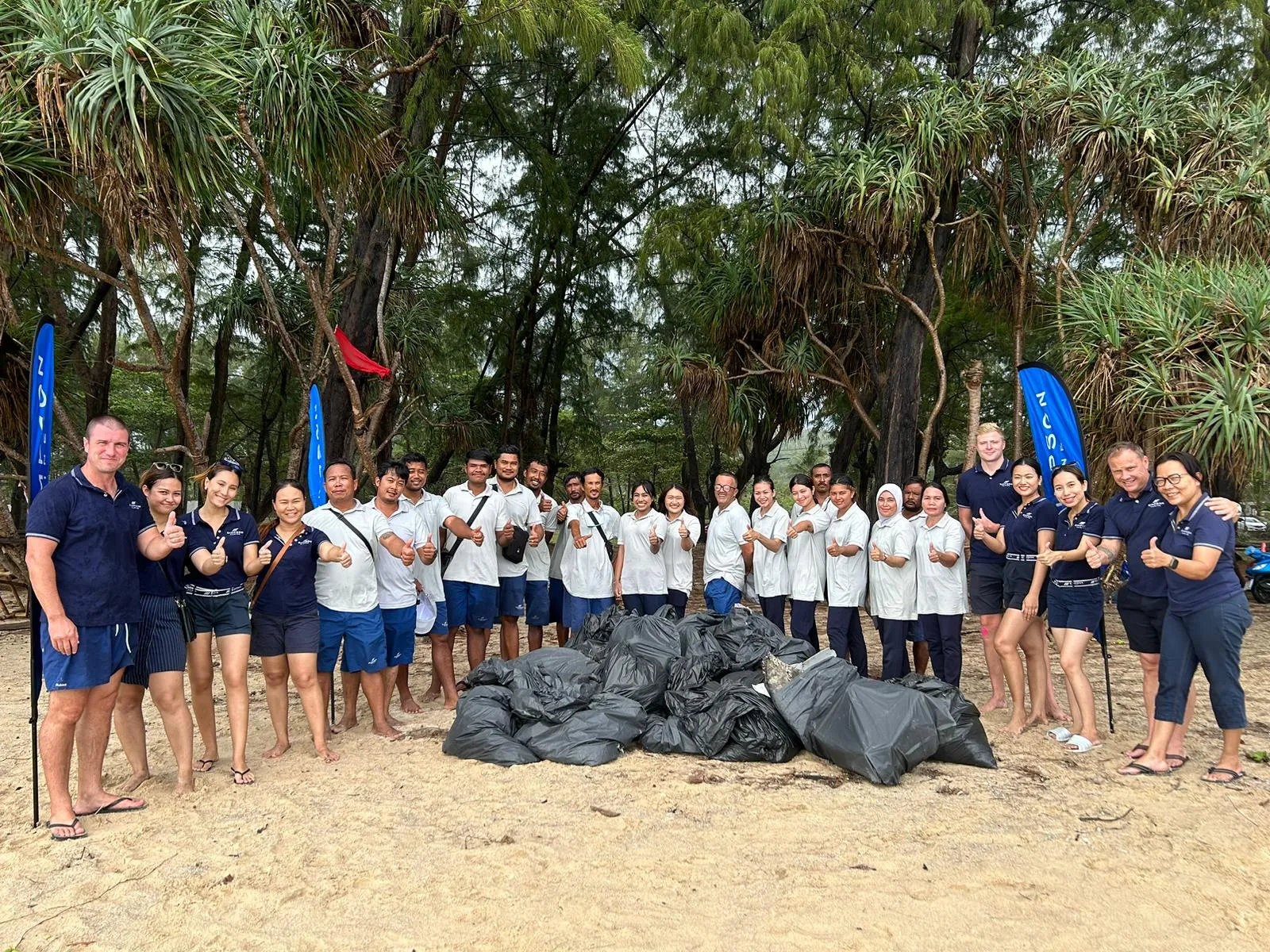 Restoring Paradise: Simpson Yacht Charter Joins Beach Cleanup After Oil Spill
