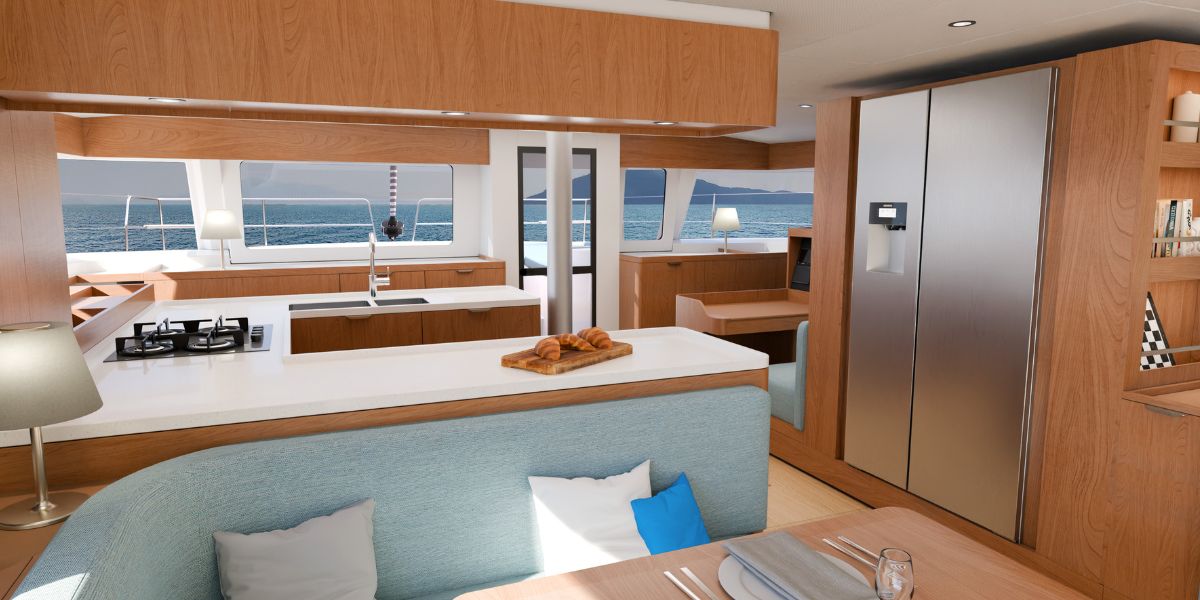 Bali 5.2 saloon and galley