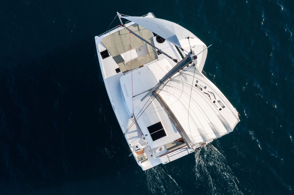 Bali Catsmart under sail